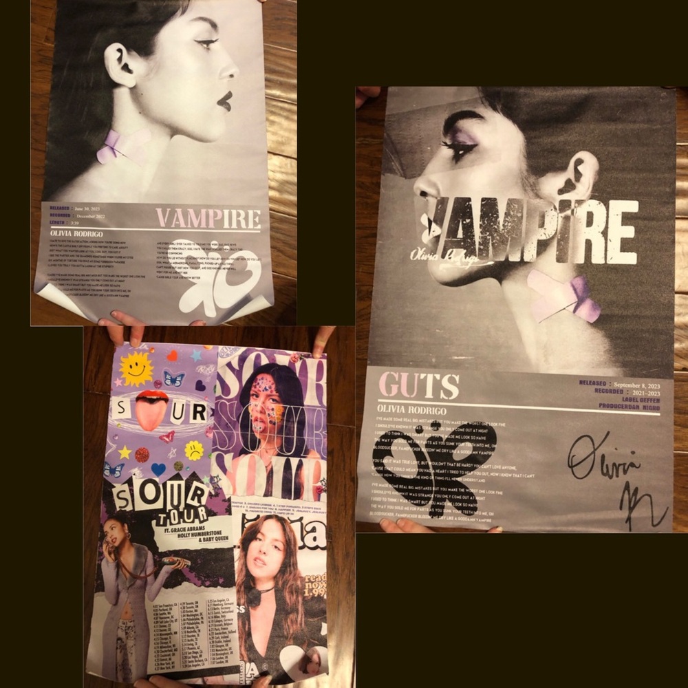 Olivia Rodrigo Bundle: Three Posters